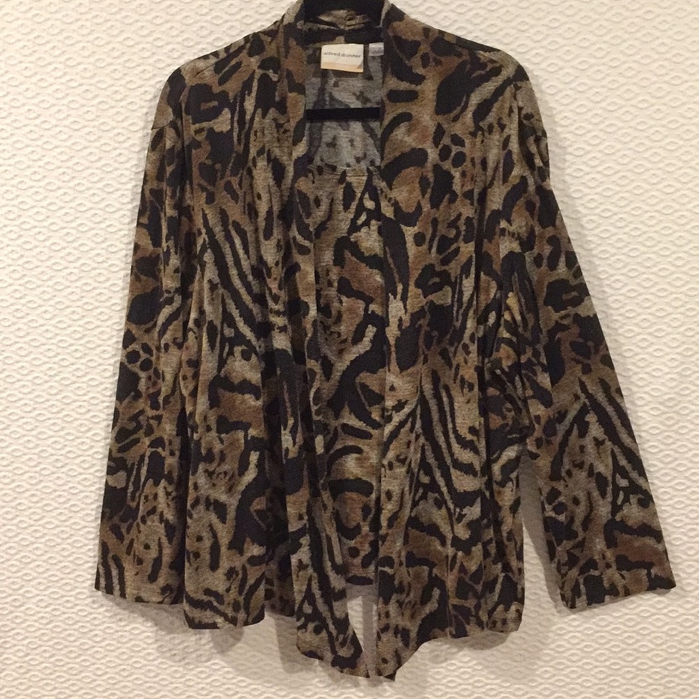 NWOT Alfred Dunner Soft Top & Cardigan Combo 3x